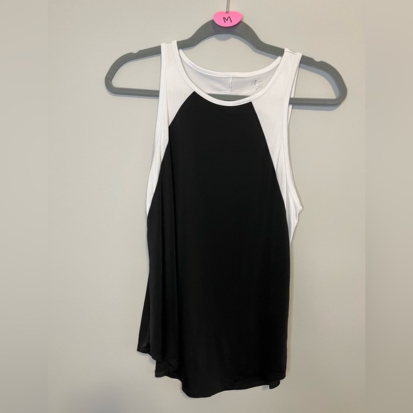 Athletic Tank Set - Includes 3 - Aqua, Blackl/White, Pink - Picture 4 of 7